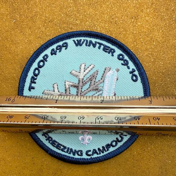 Boy Scouts of America Troop 499 Winter 2009-2010 Winter Campouts Patch - Picture 3 of 3